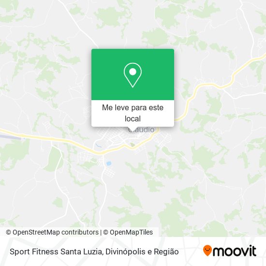Sport Fitness Santa Luzia mapa