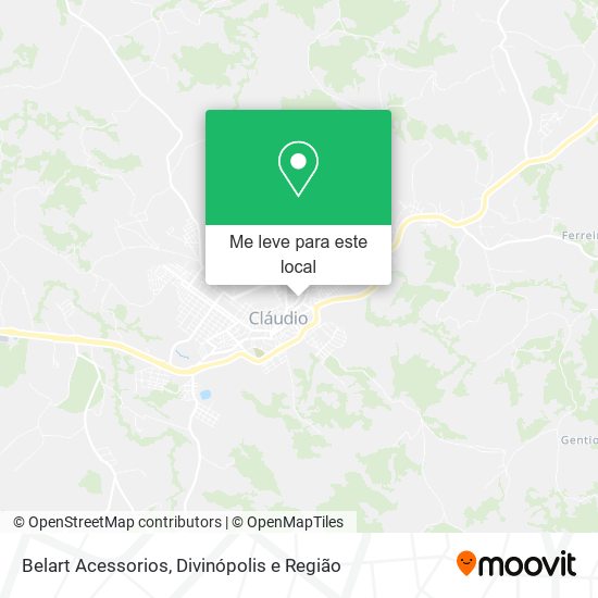 Belart Acessorios mapa