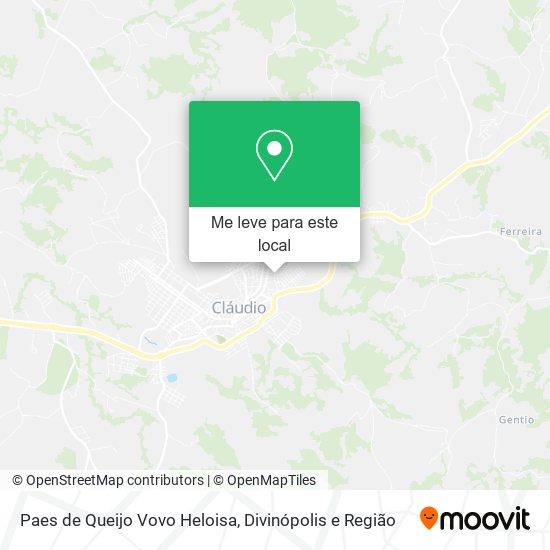 Paes de Queijo Vovo Heloisa mapa