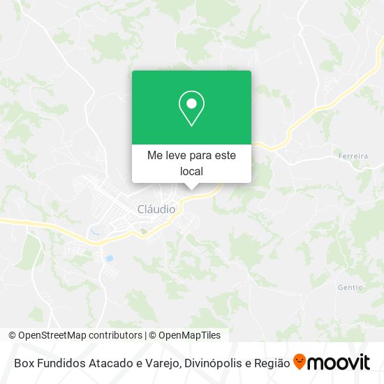 Box Fundidos Atacado e Varejo mapa