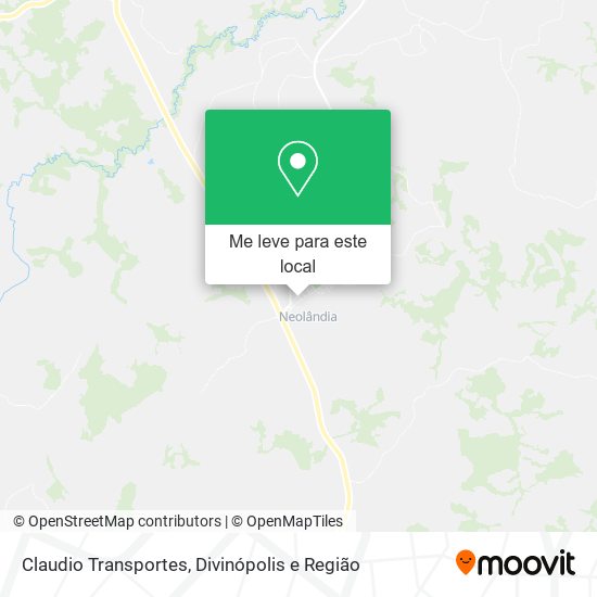 Claudio Transportes mapa