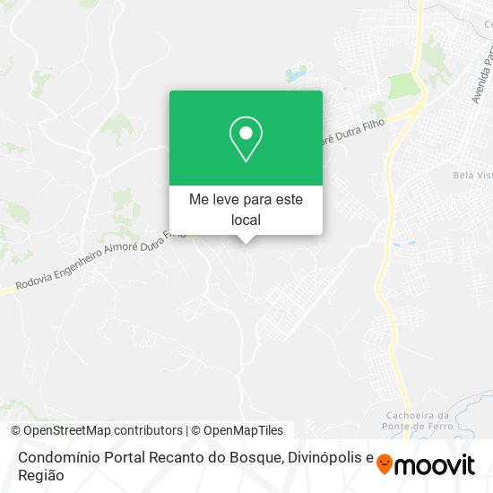 Condomínio Portal Recanto do Bosque mapa