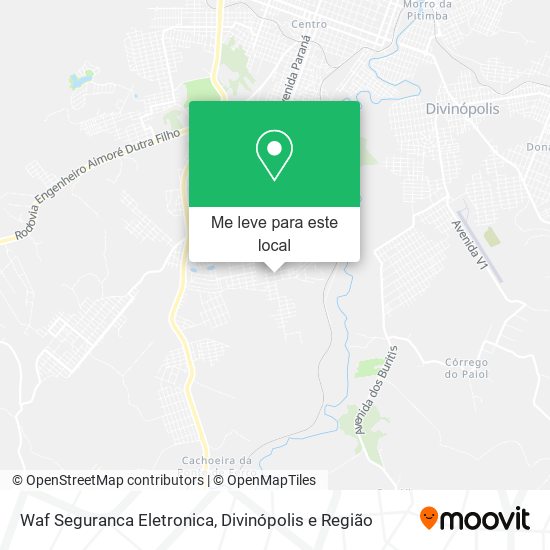 Waf Seguranca Eletronica mapa