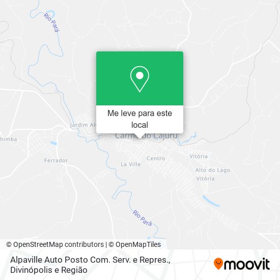Alpaville Auto Posto Com. Serv. e Repres. mapa