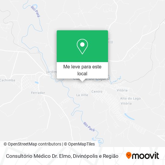 Consultório Médico Dr. Elmo mapa