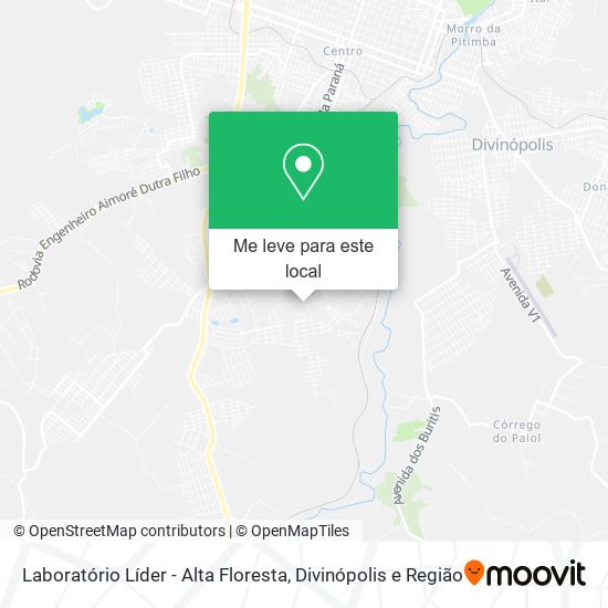 Laboratório Líder - Alta Floresta mapa