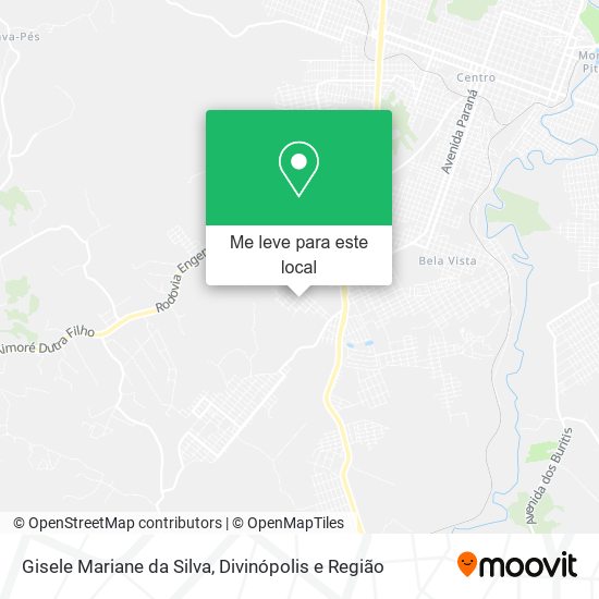 Gisele Mariane da Silva mapa