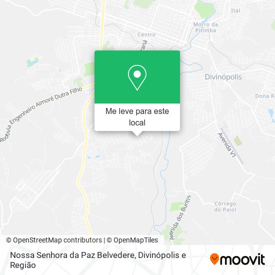 Nossa Senhora da Paz Belvedere mapa