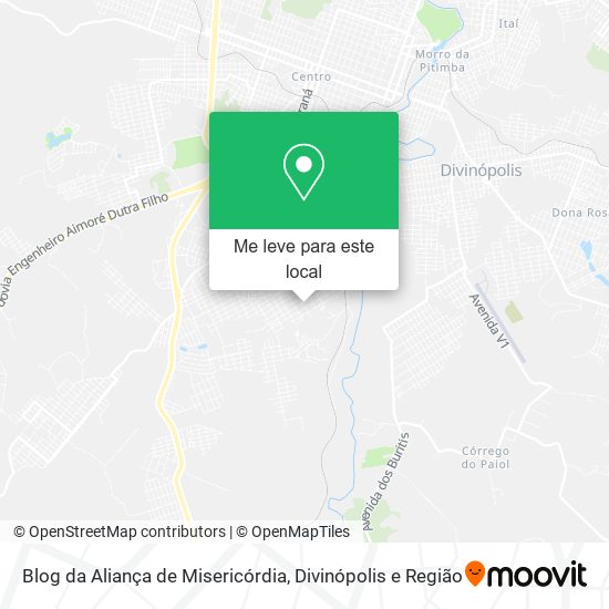 Blog da Aliança de Misericórdia mapa