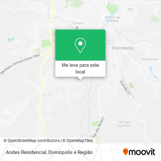 Andes Residencial mapa