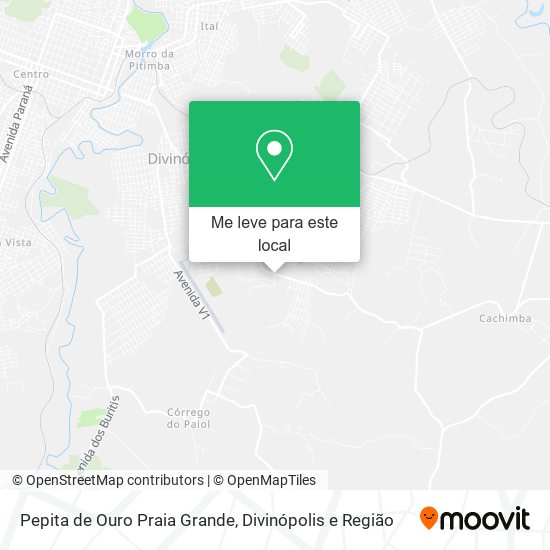 Pepita de Ouro Praia Grande mapa