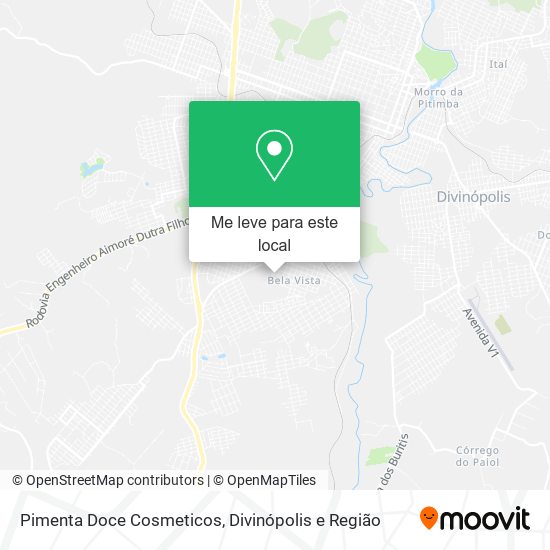 Pimenta Doce Cosmeticos mapa
