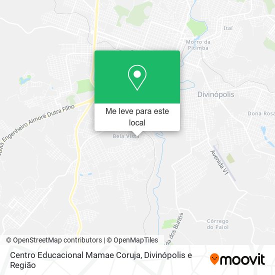 Centro Educacional Mamae Coruja mapa