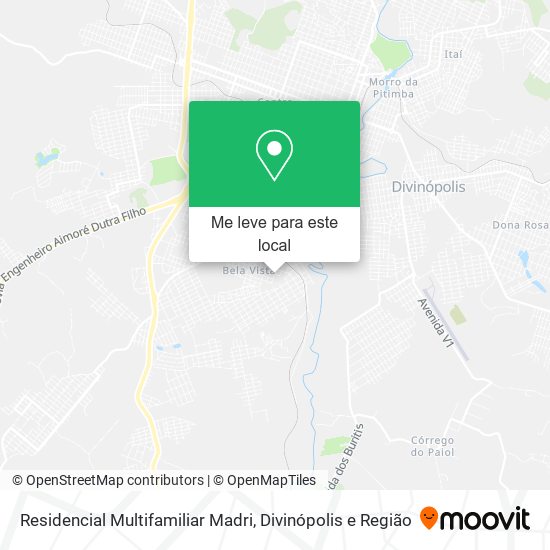 Residencial Multifamiliar Madri mapa