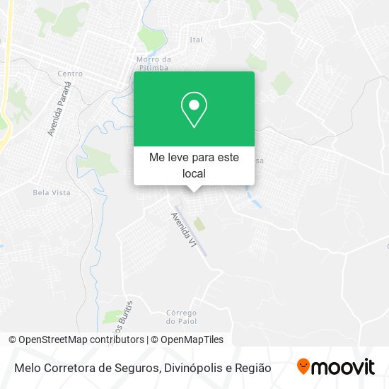 Melo Corretora de Seguros mapa