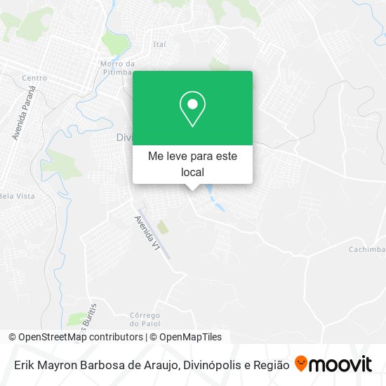 Erik Mayron Barbosa de Araujo mapa