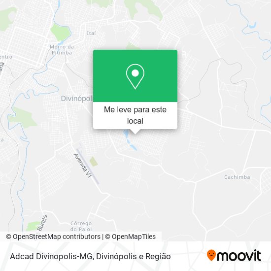Adcad Divinopolis-MG mapa