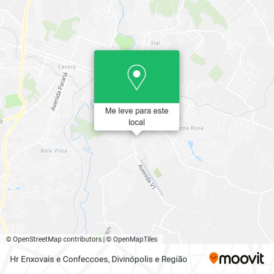 Hr Enxovais e Confeccoes mapa