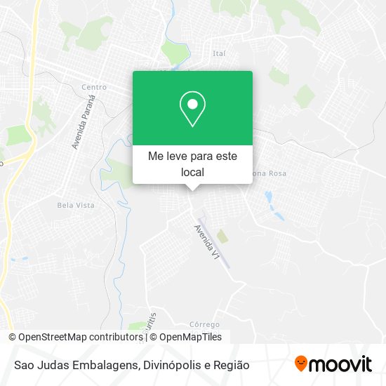 Sao Judas Embalagens mapa