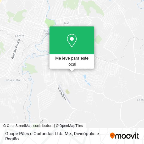Guape Pães e Quitandas Ltda Me. mapa