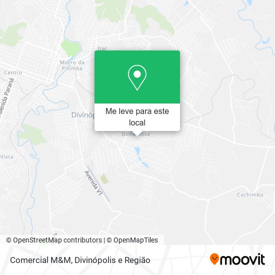 Comercial M&M mapa