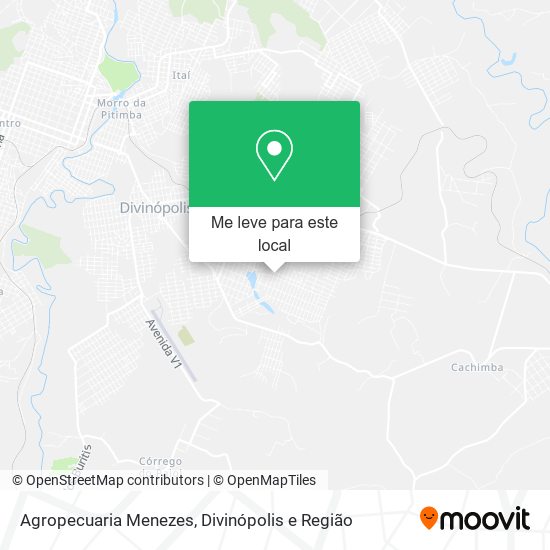 Agropecuaria Menezes mapa