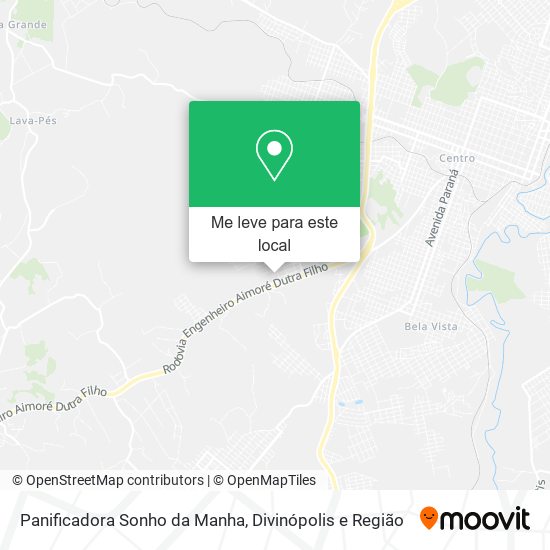 Panificadora Sonho da Manha mapa