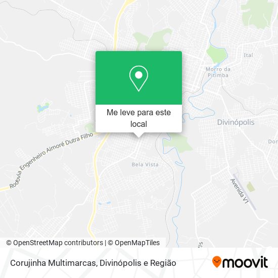 Corujinha Multimarcas mapa