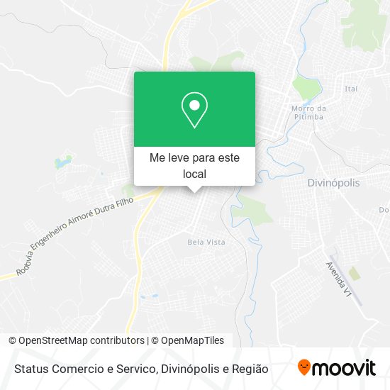 Status Comercio e Servico mapa