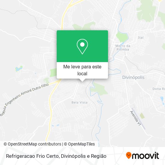 Refrigeracao Frio Certo mapa
