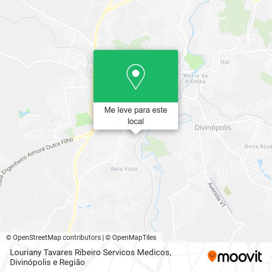 Louriany Tavares Ribeiro Servicos Medicos mapa