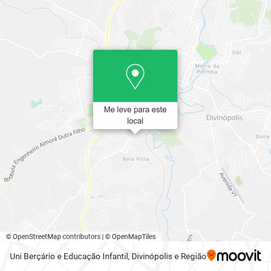 Uni Berçário e Educação Infantil mapa