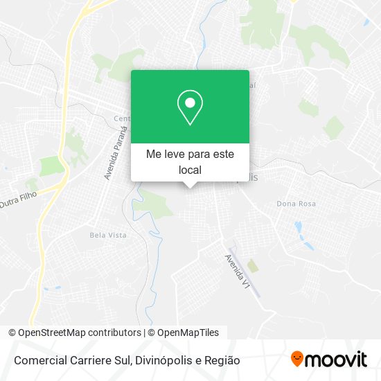 Comercial Carriere Sul mapa