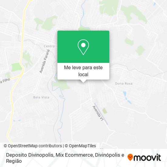 Deposito Divinopolis, Mix Ecommerce mapa
