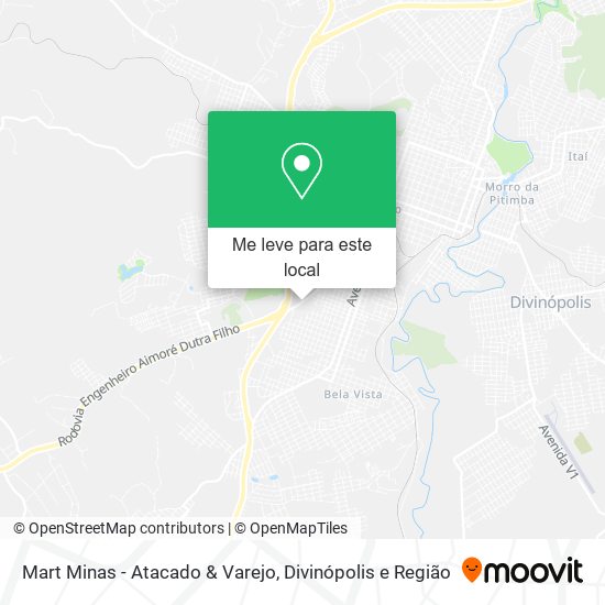 Mart Minas - Atacado & Varejo mapa
