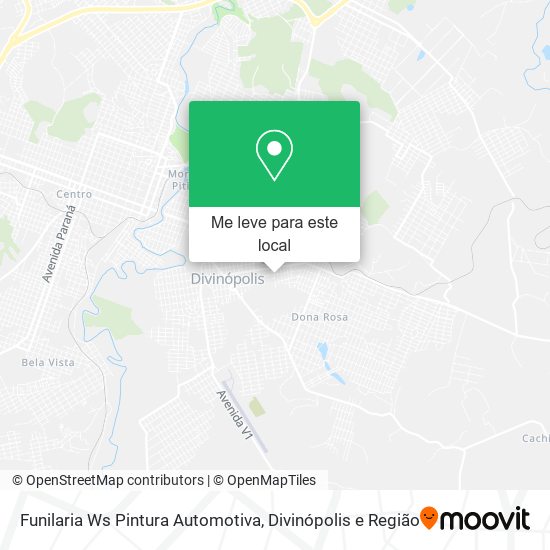 Funilaria Ws Pintura Automotiva mapa