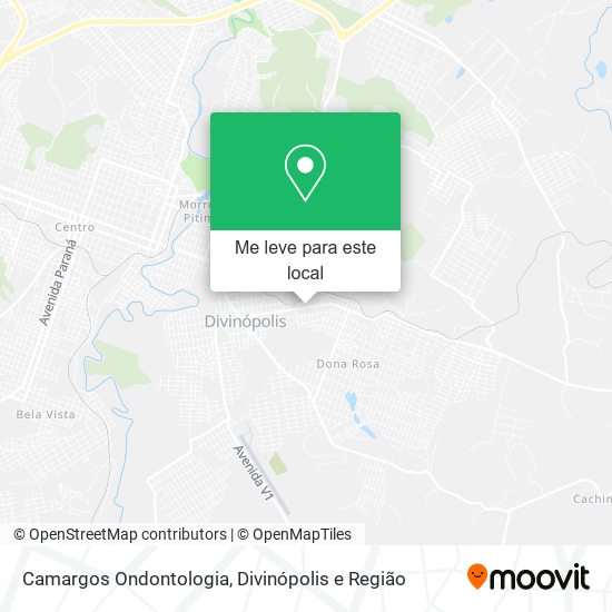 Camargos Ondontologia mapa