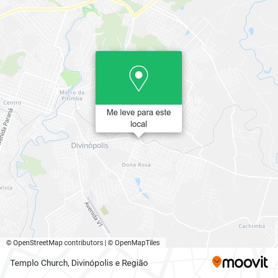 Templo Church mapa