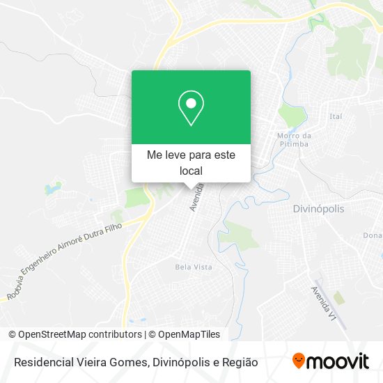 Residencial Vieira Gomes mapa