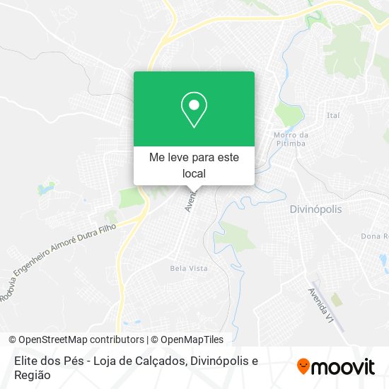 Elite dos Pés - Loja de Calçados mapa