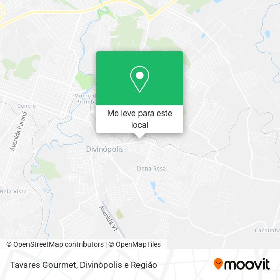 Tavares Gourmet mapa