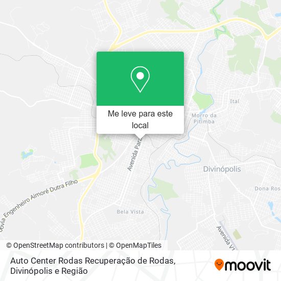 Auto Center Rodas Recuperação de Rodas mapa