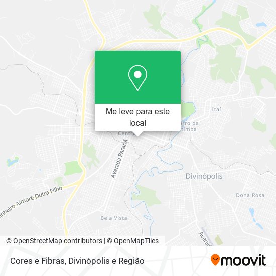 Cores e Fibras mapa