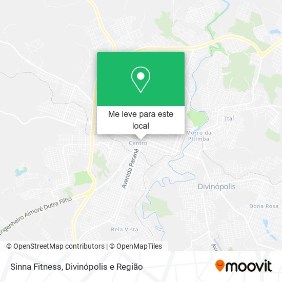 Sinna Fitness mapa