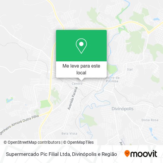 Supermercado Pic Filial Ltda mapa