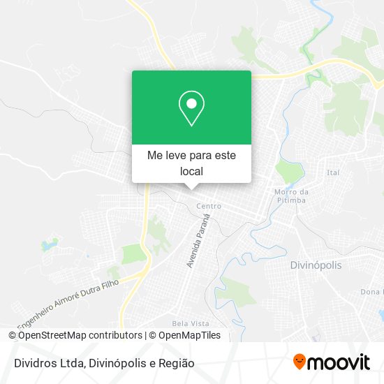 Dividros Ltda mapa