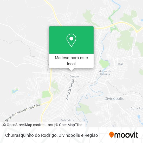 Churrasquinho do Rodrigo mapa