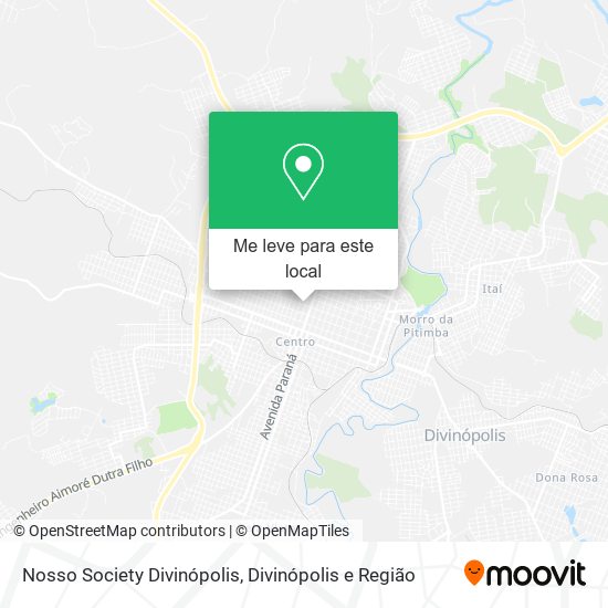 Nosso Society Divinópolis mapa