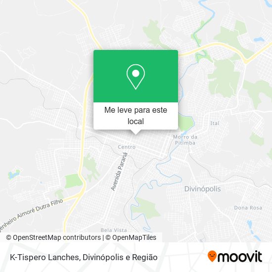 K-Tispero Lanches mapa