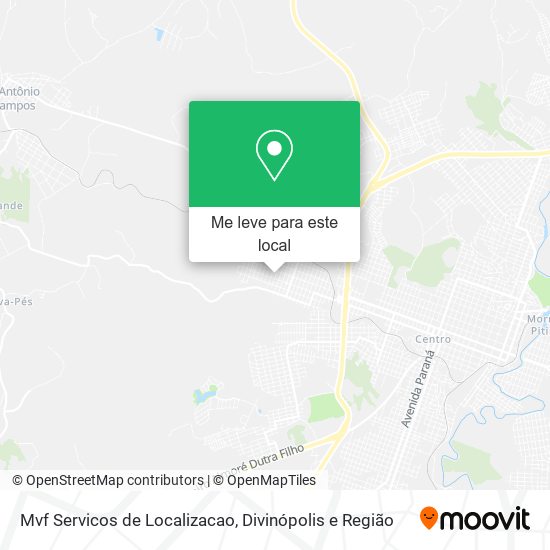 Mvf Servicos de Localizacao mapa